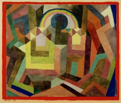 With the Rainbow by Paul Klee